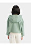 Girls' 2-Piece Set Crop Hooded Printed Sweatshirt & Tank Top - 4