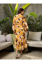 Floral Print Balloon Sleeve Maxi Dress - 5