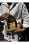 Straw Bag with Bag Accessories Claret Red - 5