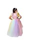 Long Tail Unicorn Dress, Couture Tutu Gown With Detachable Tail - 3