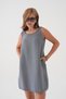 Women's Muslin Beach Tunic Strappy Pocketed Summer Dress Cotton Blend Comfortable Casual Tunic - 8