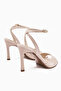 Nova Ten Patent Leather Ankle Buckle Thin Heeled Women's Shoes - 3