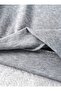 Chase Atlantic Back Printed Hooded Pocket Cotton Gray Sweatshirt - 5