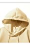 Gta San Andreas Printed Hooded Beige Sweatshirt with Pocket and Wool Inside - 3