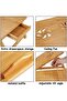 FFD Multipurpose Laptop Portable Wooden E-Table Bamboo Foldable Adjustable Reading Table Wood - 6