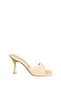 U590149604 Skin Fabric Heeled Women's Slippers - 5