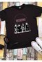 BLACK PINK GROUP Printed Short Sleeve Unisex BLACK Kids T-Shirt