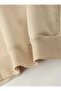 Xxx Tentacion Printed Hooded Pocket Beige Sweatshirt with Wool Inside - 4