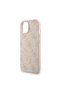 iPhone 14 Compatible Case Licensed M-Safe Compatible Wrist Strap Drawstring Cover with Writing Logo Pink - 6