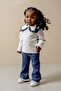 Baby Girl Bebe Collar Double Comfortable Set - 2
