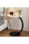 Modern Luxury Mini Side Table Small Wooden Coffee Table with Storage - 3