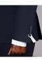 Italian Style S Slim Fit Peaked Lapel Jacket Vest Pants Suit Navy Blue T14288 - 6