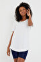 White-Light Pink-Navy Blue 3 Pack Regular/Regular Cut Dirty Collar Short Sleeve Women's T-Shirt - 2