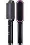 Ring Hair Straightener Comb, Anti-Scald Flat Iron Hot Brush with Ceramic Coating