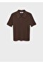 Short-Sleeved Polo Collar Sweater - 3
