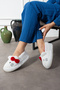 Hello Figured Ribbon Detail |   Bowknot Winter Unisex House Slippers |   Non-Slip Base - 4