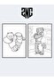 Kung Fu Panda Themed Fun Coloring Book, (+20), (Full Page Picture Coloring Book) - 3