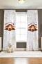 Airplane Safari Animals Patterned Children's Baby Room Background Curtain (Single Wing Pricing) - 3