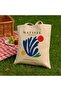 Matisse Patterned 100% Cotton Canvas Tote Shopping Bag – 35X40 cm – Tote Shoulder Bag - 3