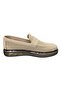 Transparent Sole Textile Beige Men's Shoes - 3