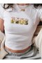 "Women's Summer Crop T-Shirts - Casual and Sports Chic" - 2
