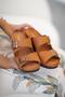 Zagreb Genuine Leather Padding Sole Women's Slippers Tan - 4
