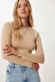 Women's Biscuit Basic Crop Knitwear Sweater Mx00248 - 2
