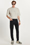 Men's Regular Fit Washed Distressed Stretch Jeans Straight Leg Tapered Black Jean Pants - 4