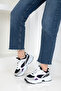 Black-White-Purple Women's Sneaker 20771 - 2