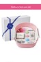 Renewing Foot Care Set (Pedicure Basin - Sugar Peeling - Crack Cream - Moisture Ball) Pink
