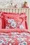 Cornell 100% Cotton Double Duvet Cover Set Dark Pink Pp - 3