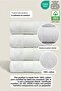 4-Piece Towel Set 100% Cotton Certified, Ultra Absorbent, Soft Towel Set with Diamond Pattern Border 50X80Cm - 2