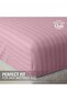 Double-Striped Fitted Sheet Set - Premium and Durable Quality, Deep Pocket for a Perfect Fit - 5
