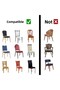 Chair Cover Lycra Washable Elastic Chair Cover Squares - 7