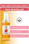 Rose Water and Honey Extract Facial Cleansing Gel 190 ml - 3