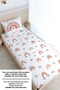 Single Iconic Series Duvet Cover Set - Salmon Rainbow (160X220) - 3