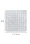 Anti-Slip, Water Draining, Massage Mat with Suction Cups for Bathroom Shower Tub -54X54Cm S-150 - 3