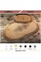 Aspendos Mink 2-Piece French Applique Fringed Toilet Set - Bathroom Mat - 2
