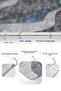 Smoked - Modern Art Simple & Stylish Classic 2-Piece Bathroom & Kitchen Mat Set with Canvas Motif on Blue Background - 4