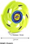 Frisbee Frisbee Throwing Disc Disc Throwing Game Child Adult Beach Garden Toy 24 Cm Neon Green - 3