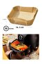 50Square Airfryer Baking Paper - Oil Kraft Paper - 4