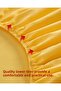 Ranforce Akfil Yellow Elastic Sheet Pillowcase Single Double Size Oversized Fitted Sheet Set - 4