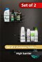 Bathroom Organizer Shampoo Holder Soap Dish Set of 2 Adhesive 4 Hangers Shower Shelf Stainless Organizer - 6