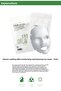 Pack of 10 Soothing Effect Moisturizing and Balancing Cica Transparent Cotton Mask Korea - 2