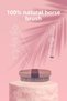 100% Natural Horsehair Cellulite Brush - Ingrown Strawberry Appearance Cracked Leg Thinning Firming Brush - 7