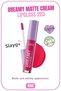 Dreamy Matte Cream Lipgloss Matte Look Lip Gloss - 203 What a Cutie - Pink