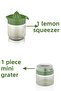 Green Rainbow 7 Piece Kitchen Set - Karaf Pitcher Oil Grater Lemon Juicer Salt Holder - 3