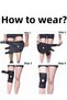 Neoprene Knee Brace with Patella Support Cross Ligament Knee Bandage Knee Wrap Brace Volleyball Meniscus Knee Ligaments - 5