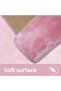 Unicolor Plain Pink 3-Piece Bath Mat Rug Set Non-Slip Toilet Seat Set - 2
