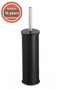 Stainless Metal Black Toilet Brush - Stylish and Functional Toilet Bowl Brush